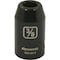 Dynamic 1/2" Drive Standard Socket, Black Phosphate, Tools 1/2" Drive 6 Point SAE, 3/8" Standard Length D014312 - alternate 1